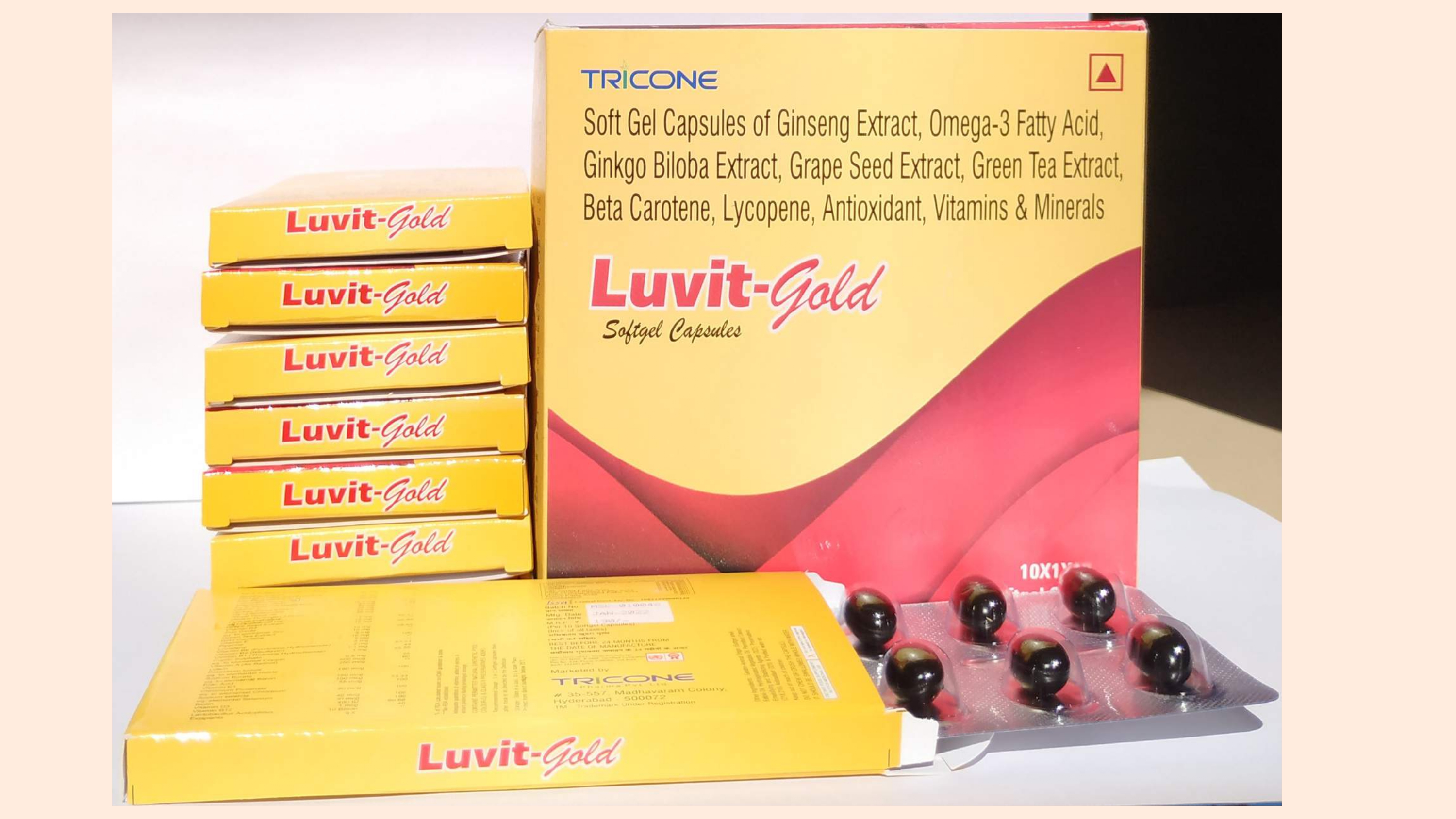 Luvit gold softgel capsule