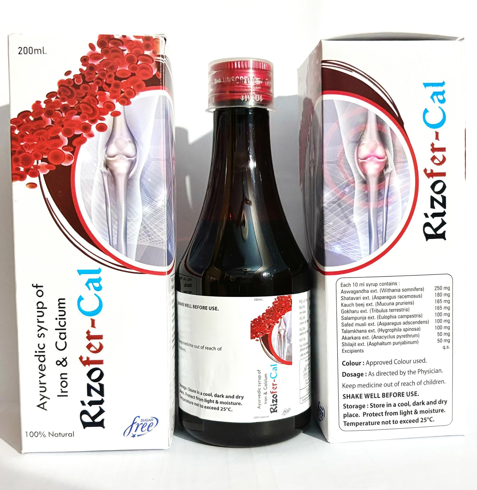 Rizofer-Cal Iron Calcium Syrup
