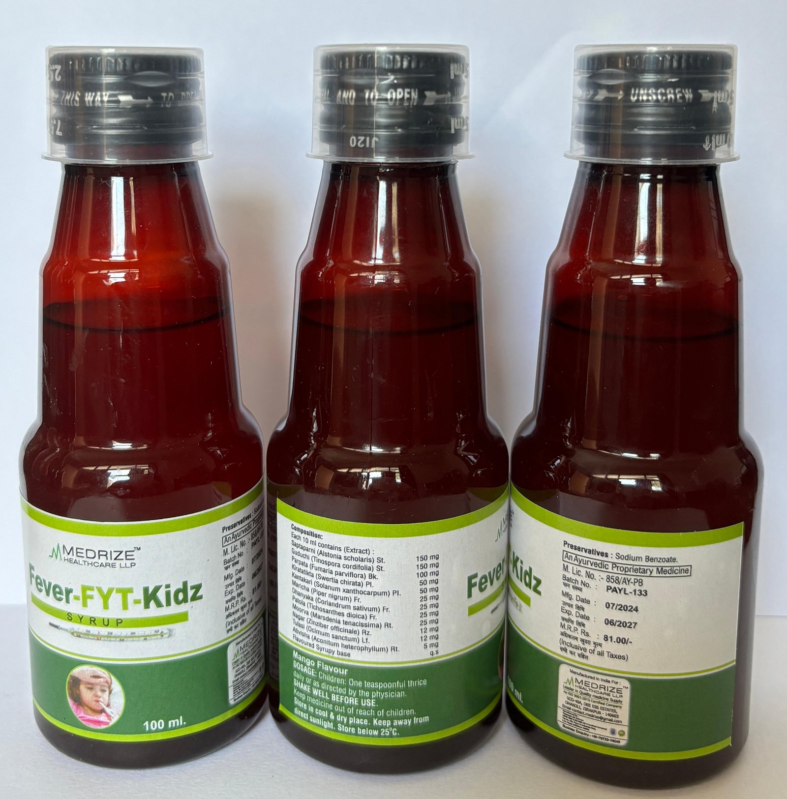 Fever-fyt Kidz Syrup
