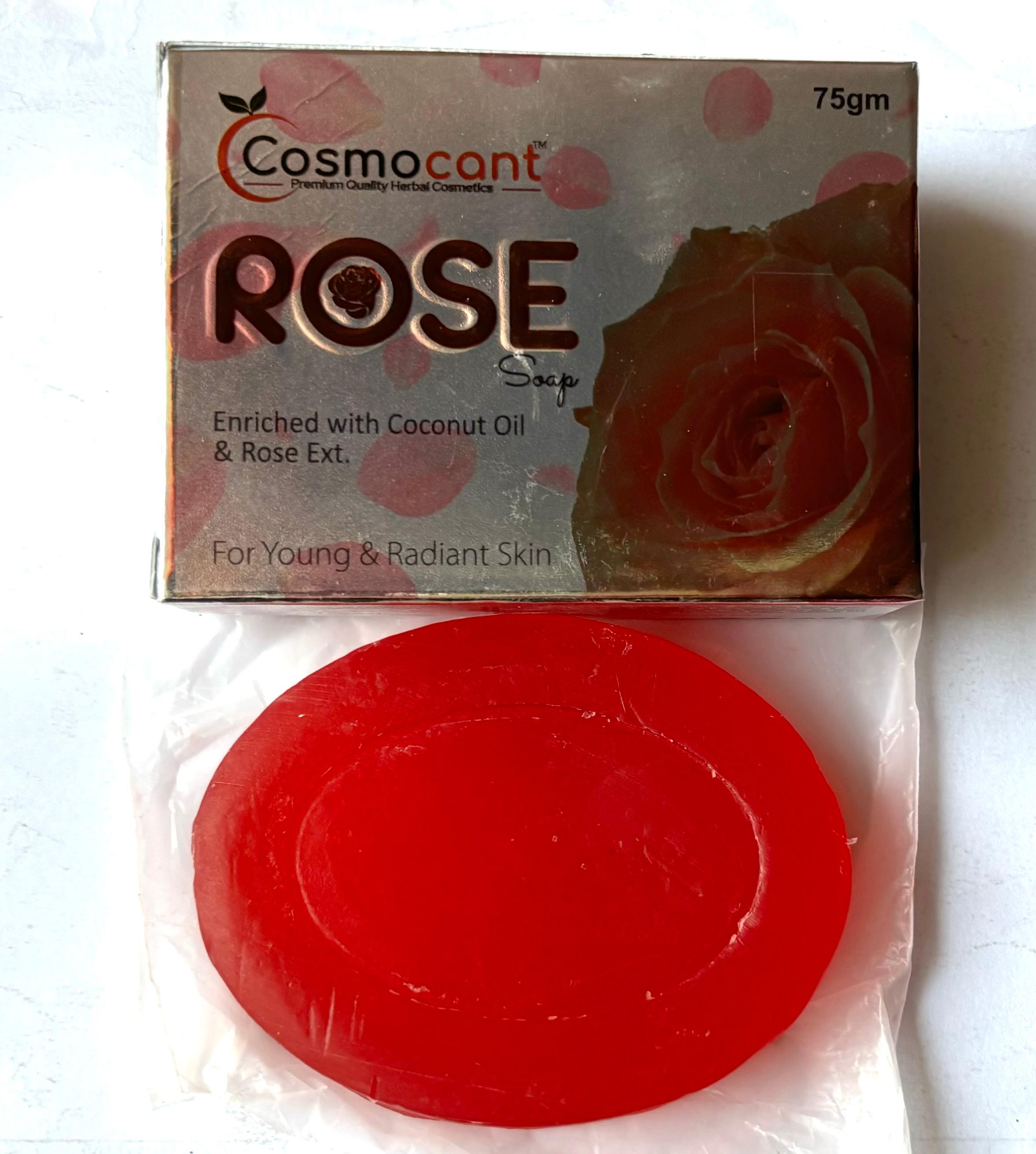 Cosmocant rose soap
