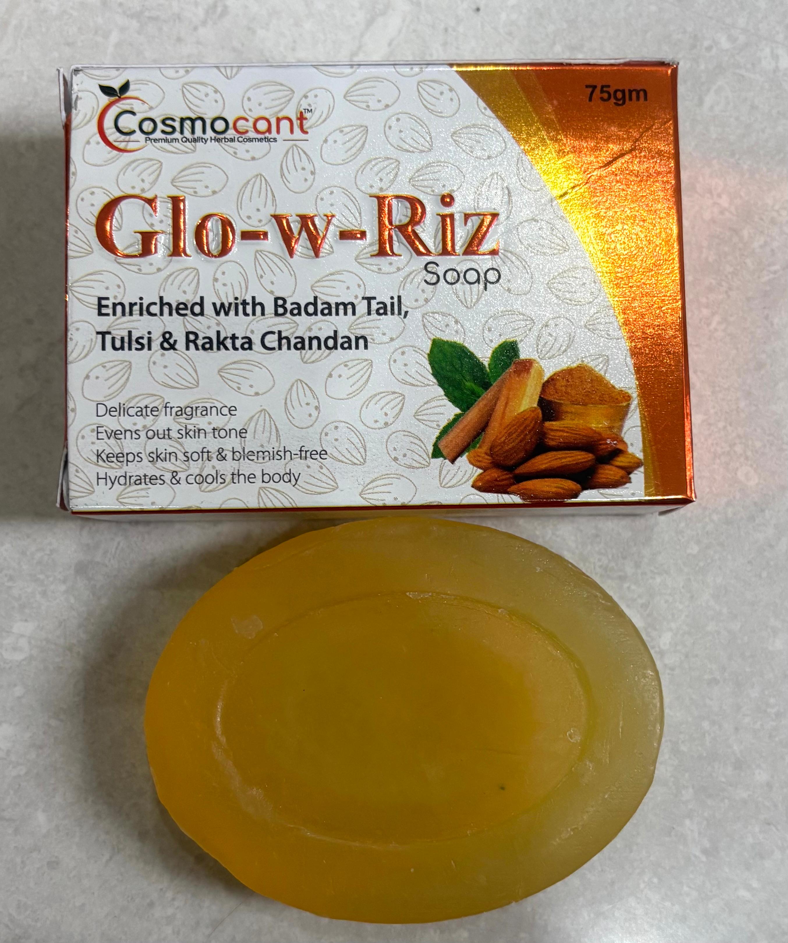 Cosmocant Glo-w-riz soap